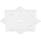 Ekena Millwork Axel Architectural Grade PVC Contemporary Ceiling Medallion, 40"OD x 3"ID x 22 1/4"C x 1"P CMP40AL-03000 - alternate 4